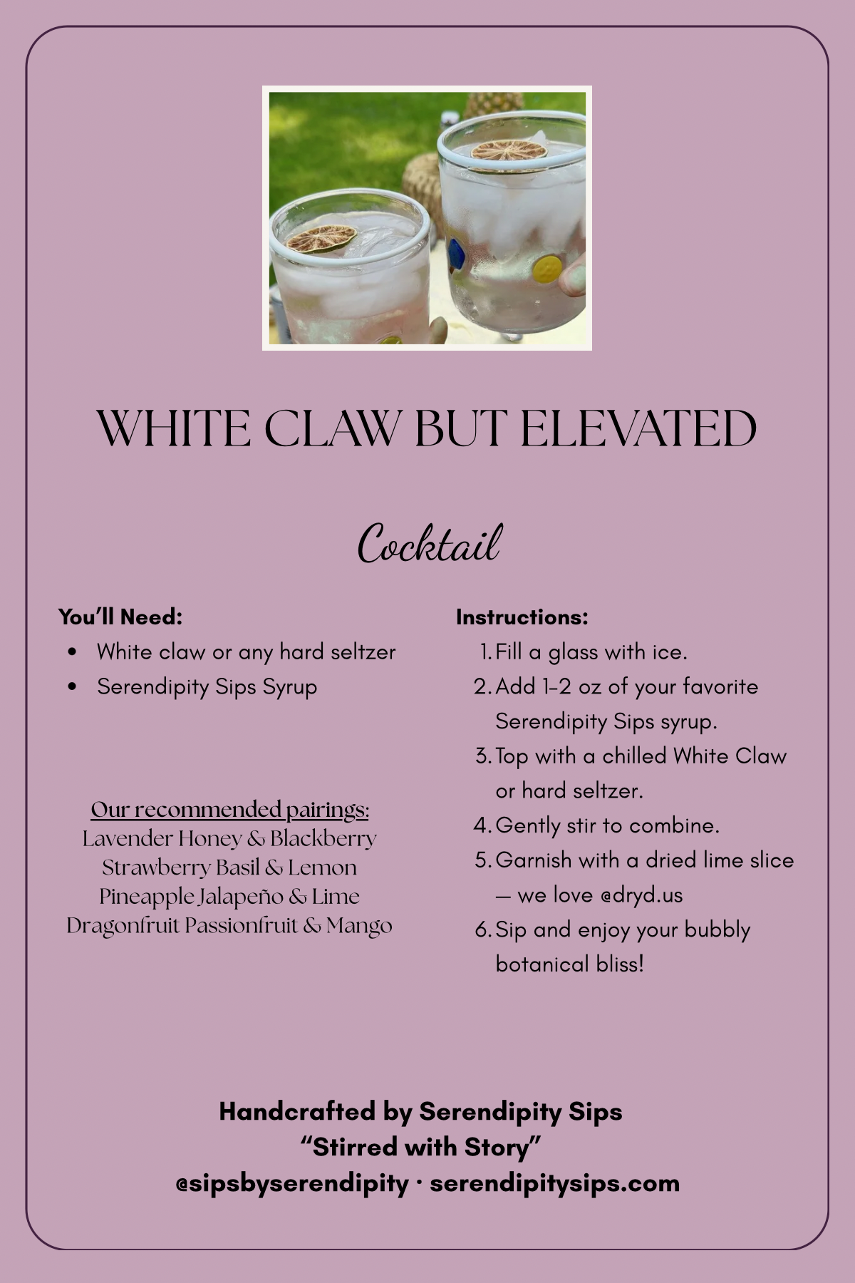 White Claw but Elevated – The Cocktail That Actually Tastes Like Something
