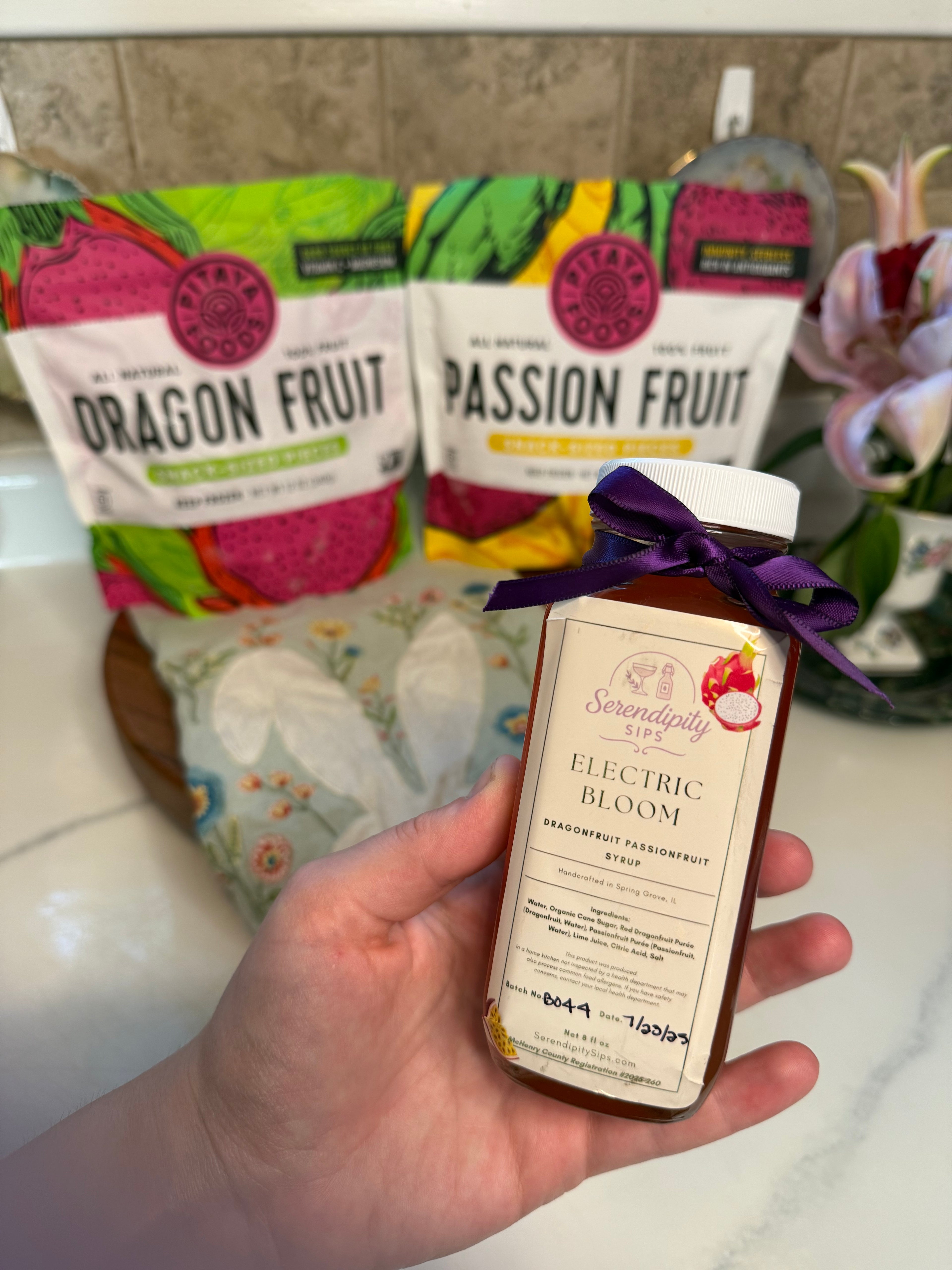 Dragonfruit Passionfruit Syrup 8oz