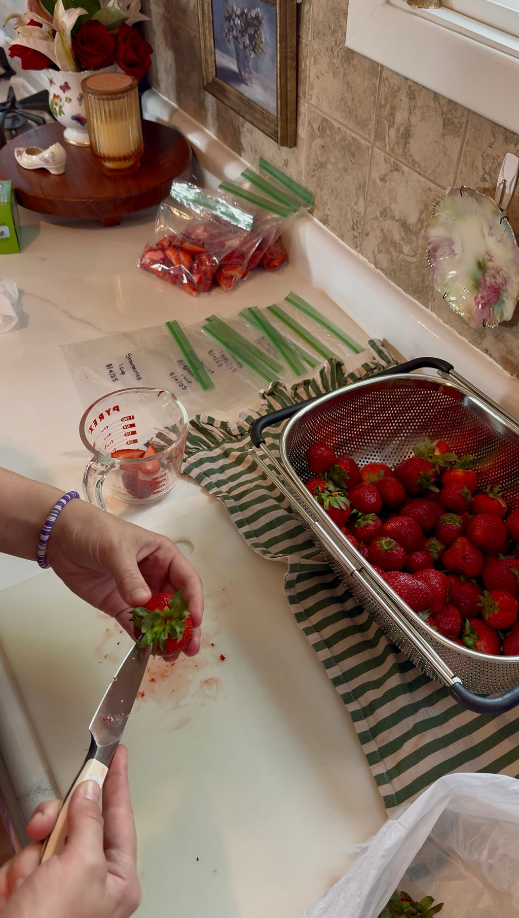 Strawberry Basil Syrup 8oz
